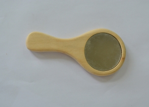 Wooden handle Mirror