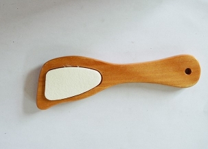 Wooden foot file